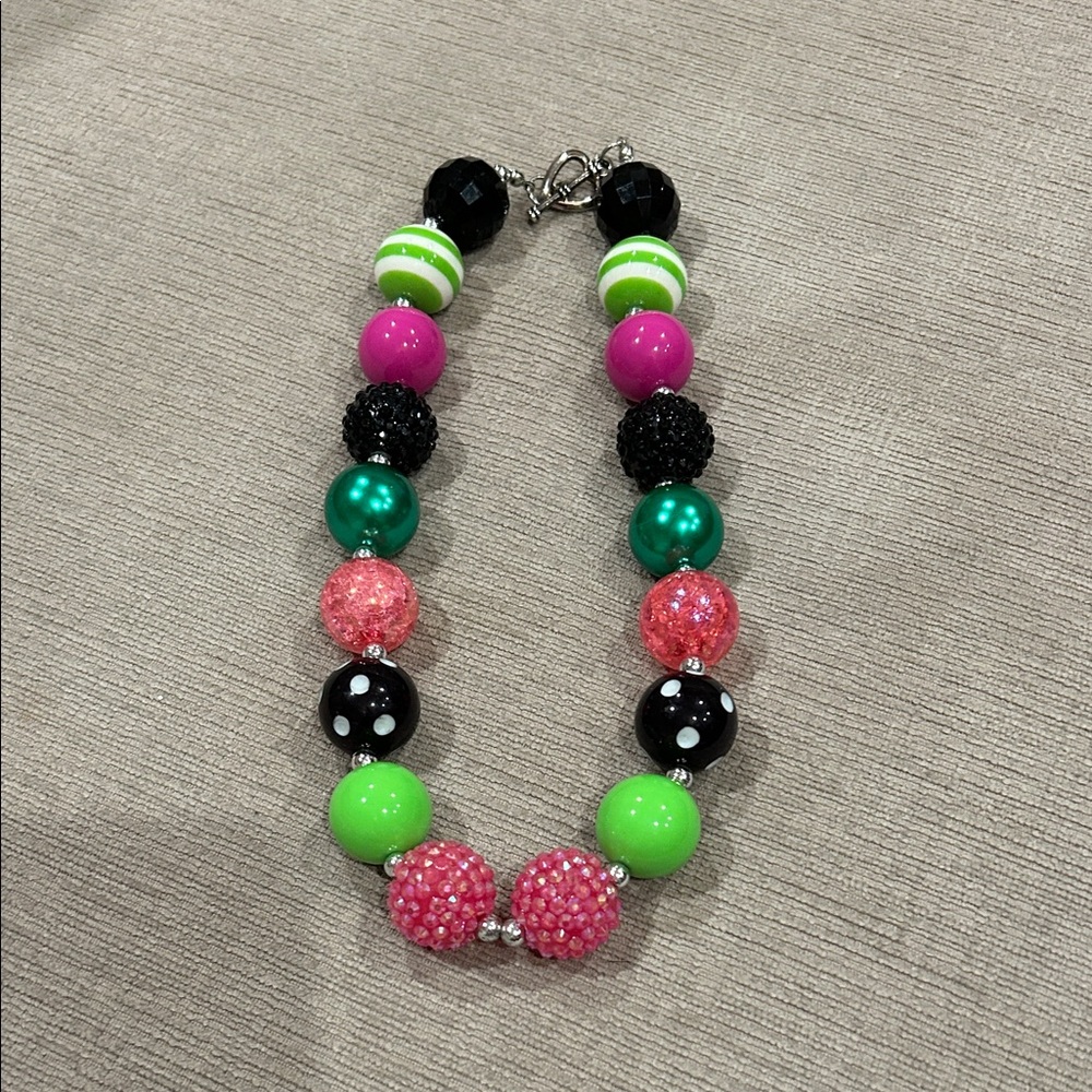 Colorful Beaded Kids Necklace